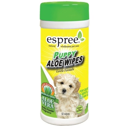 Espree Puppy Aloe Wipes - 50 Count