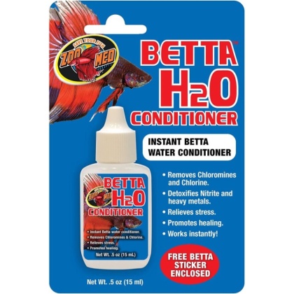 Zoo Med Aquatic Betta H2O Water Conditioner - .5 oz