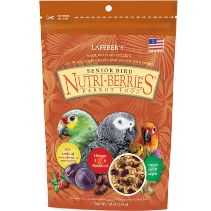 Lafeber Senior Bird Nutri-Berries Parrot Food - 10 oz
